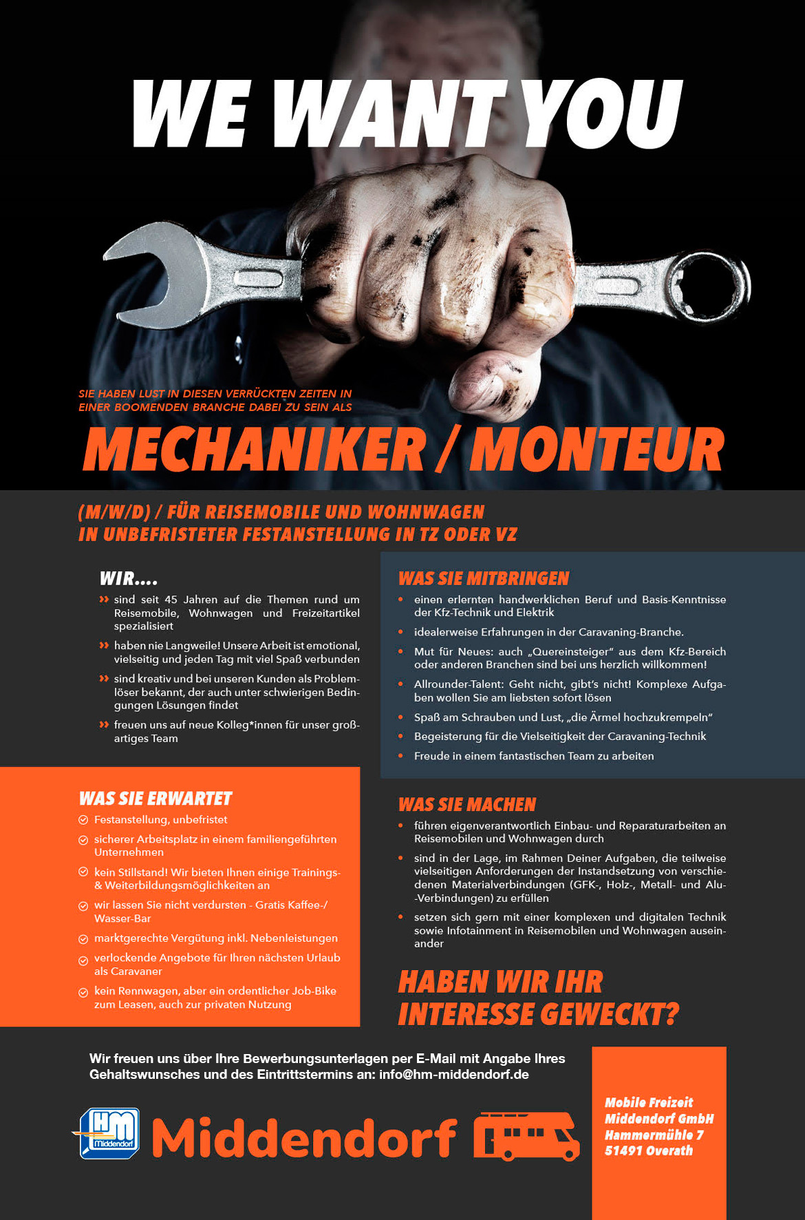 jobangebot mechaniker monteur